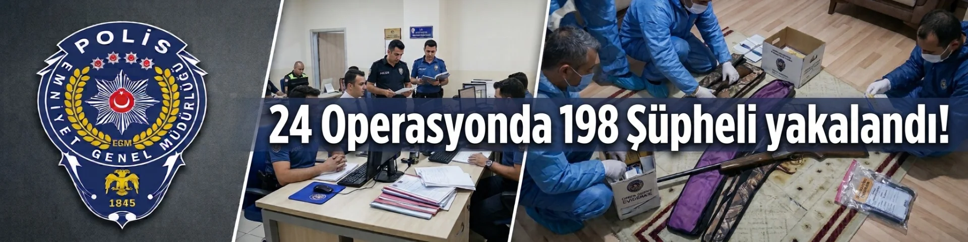 16 İlde Organize Suç Örgütlerine Yönelik Operasyon Düzenlendi!