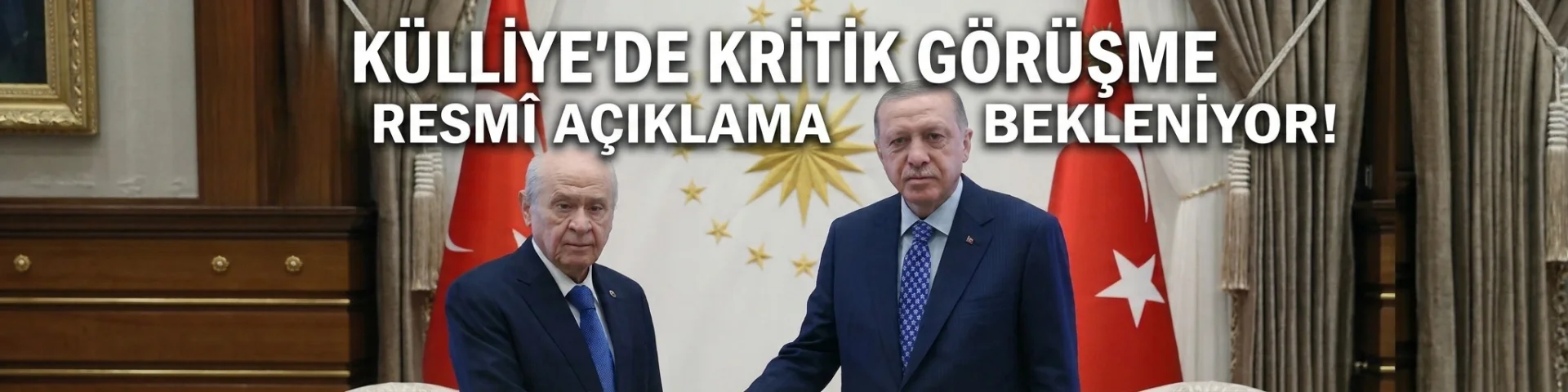 Cumhurbaşkanı Erdoğan, MHP Genel Başkanı Bahçeli’yi Kabul Etti!
