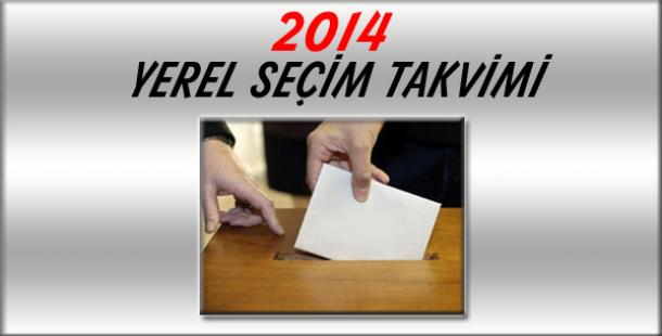 YSK'DAN 2014 YEREL SEÇİM TAKVİMİ