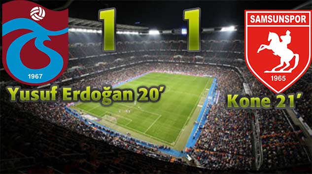 SAMSUNSPOR BERABERLİĞİ SAĞLADI