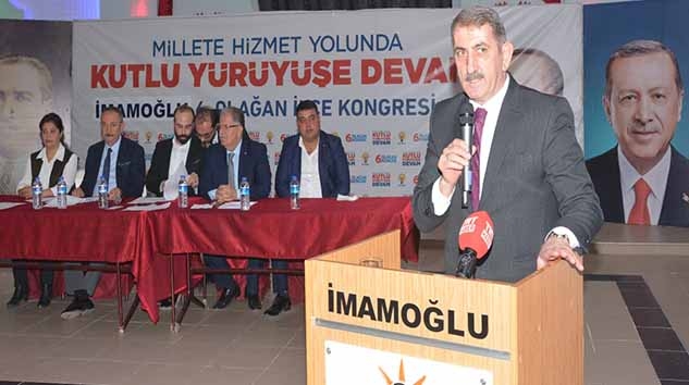 Köktaş Adana'da İmamoğlu ve Yüreğir İlçe kongrelerine katıldı