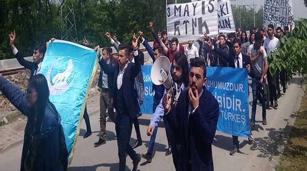 ÜLKÜCÜLERDEN "3 MAYIS MİLLİYETÇİLER GÜNÜ" YÜRÜYÜŞÜ