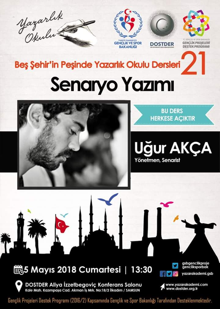 Senarist Uğur Akça Samsun'da!
