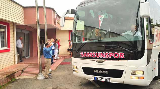 SAMSUNSPOR GÜMÜŞHANEYE HAREKET ETTİ