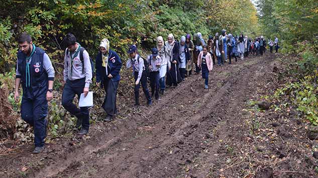 YILDIZ GENÇLİK 3. KEZ KOCADAĞ'DA YÜRÜDÜ