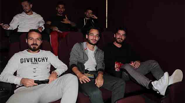 Samsunspor'dan sinema keyfi