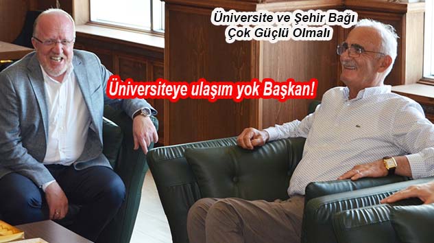 Yılmaz'dan Samsun Üniversitesine Ziyaret