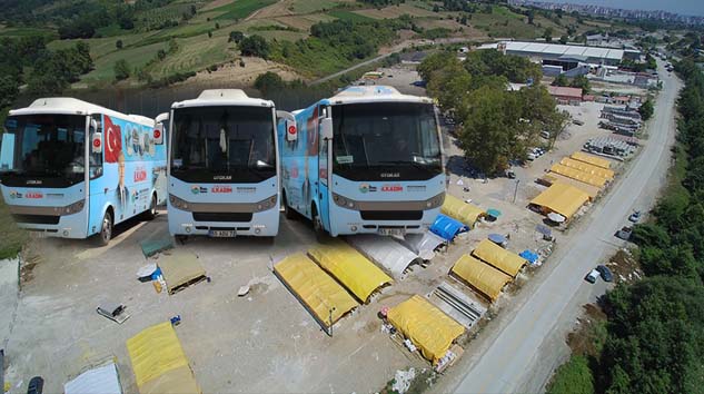 İlkadım'dan Kurban Pazar Yerine Ücretsiz Servis