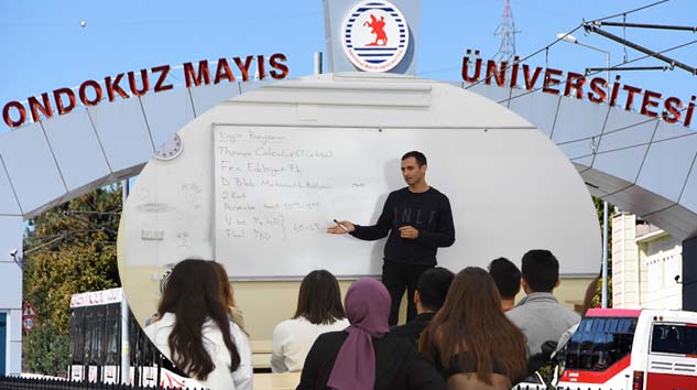 OMÜ'de Yüzüncü Yılın Mezun Adayları Dersbaşı Yaptı