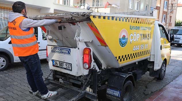 İlkadım 'Da Alo Çöp Taksi Hizmete Girdi