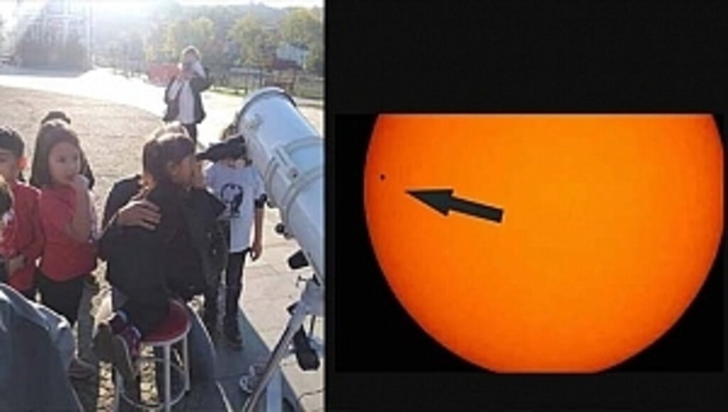 Alaçamlı Miniklerin Merkür Güneş Birleşimi Gözlemi