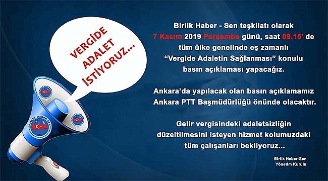 Memur-Sen'den "Vergide Adaletin Sağlanması" Açıklaması