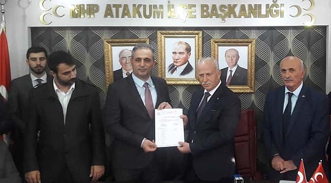 MHP Atakum'da Bayrak Değişimi Tamam