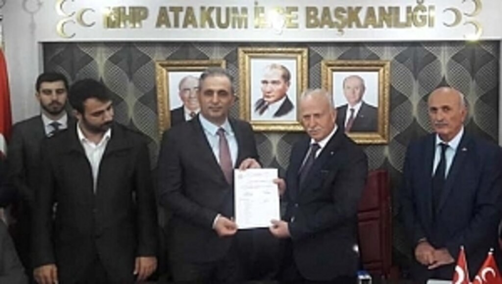 MHP Atakum'da Bayrak Değişimi Tamam