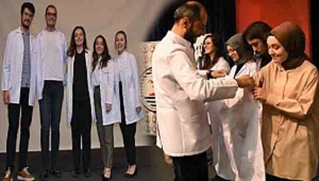 OMÜ'de Genç Diş Hekimi Adayları Beyaz Önlüklerini Gururla Giydi