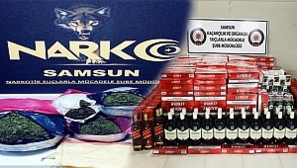 Samsun'da 12Kg Esrar Ele Geçirildi