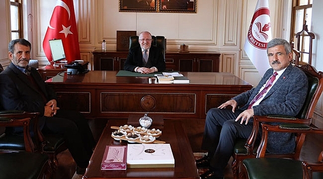 Başkan Edis'ten Rektör Aydın'a Ziyaret