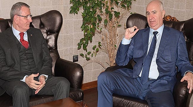 Novorossiysk Belediye Başkanı Diecenko, Murzioğlu'nu ziyaret etti