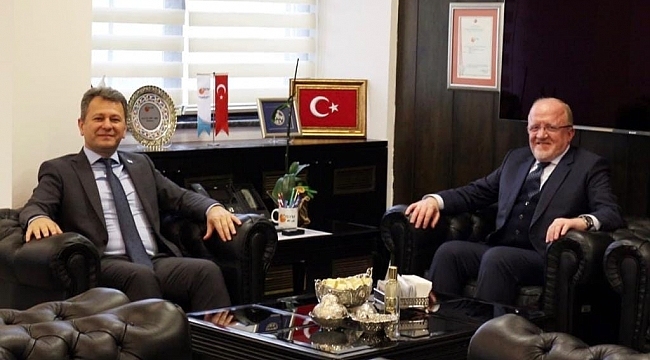 Rektör Aydın'dan ÖSYM Başkanı Aygün'e Ziyaret
