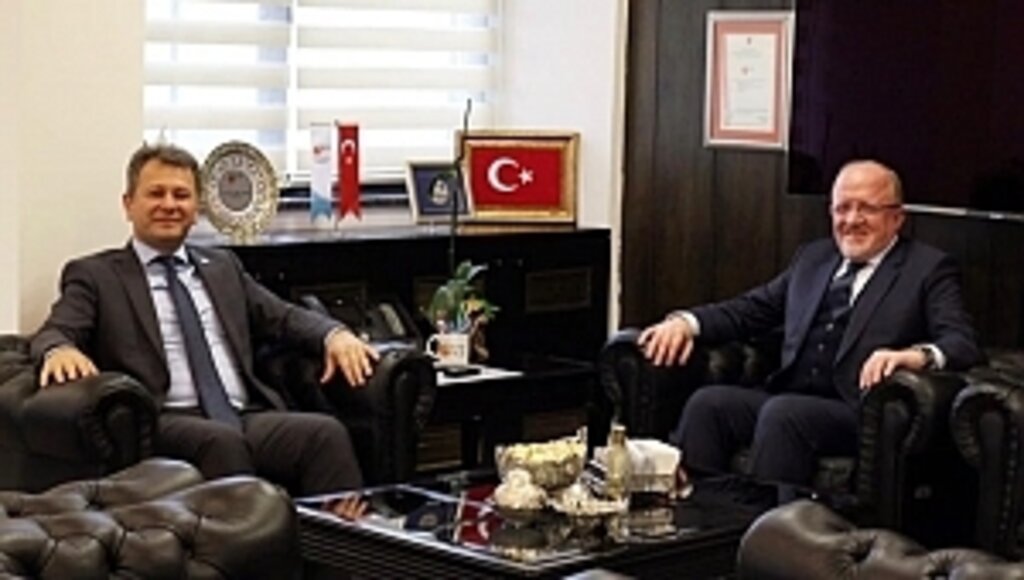 Rektör Aydın'dan ÖSYM Başkanı Aygün'e Ziyaret