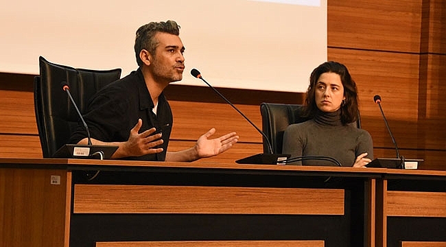 Ünlü Oyuncular Melis Birkan ve Caner Cindoruk OMÜ'de