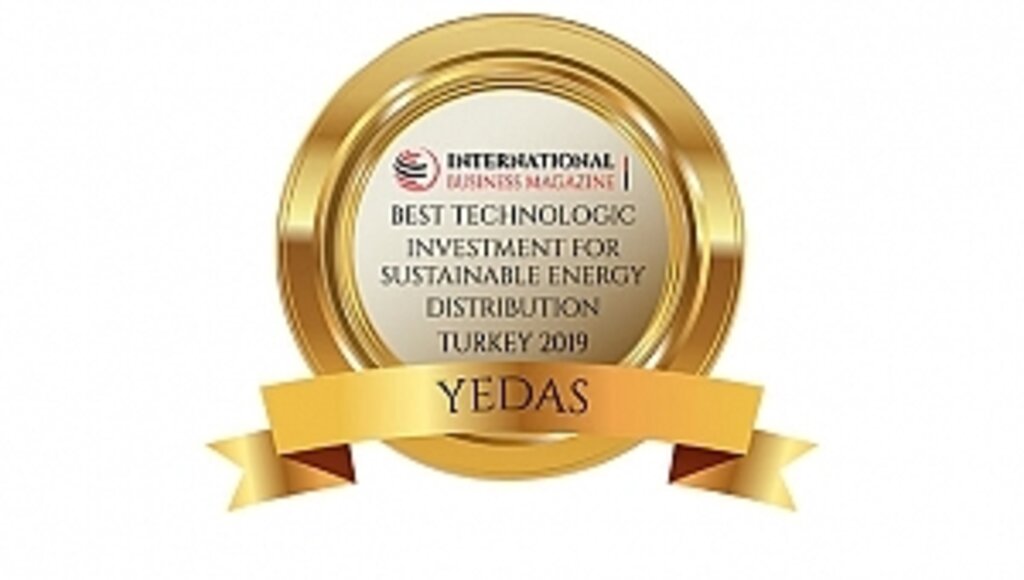YEDAŞ'a En İyi Teknolojik Yatırım Ödülü