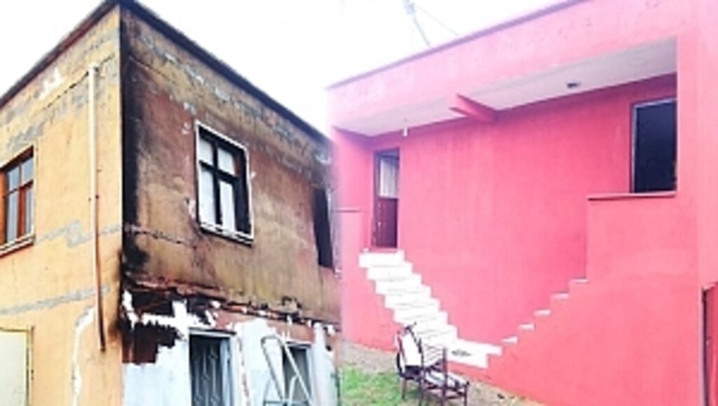 Evi Yanan Aileye Belediye İle Devlet Desteği