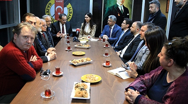 Karaaslan'dan 19 Mayıs Gazeteciler Cemiyeti'ne Ziyaret