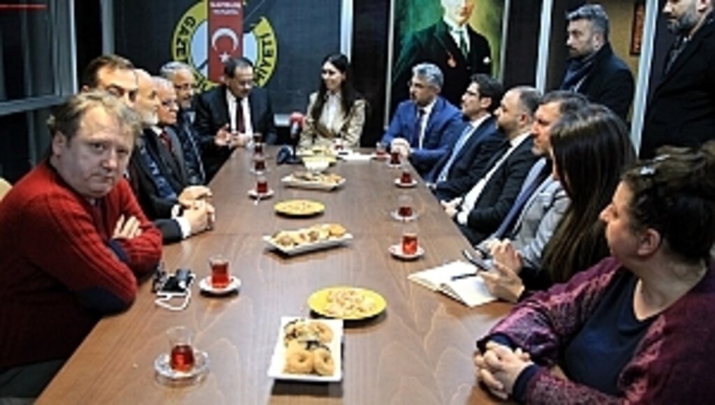 Karaaslan'dan 19 Mayıs Gazeteciler Cemiyeti'ne Ziyaret 