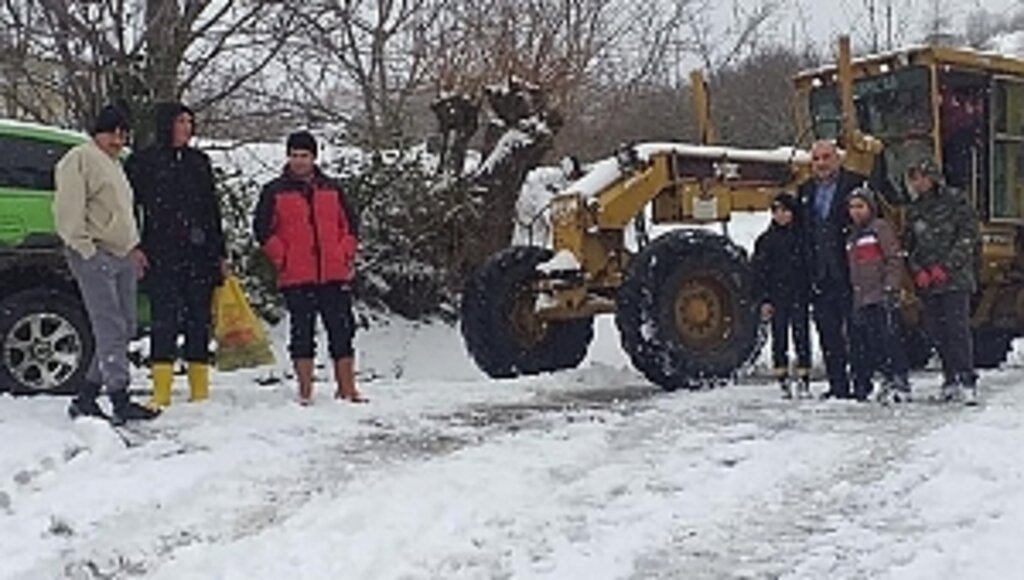 Canik'te Kar Mesaisi