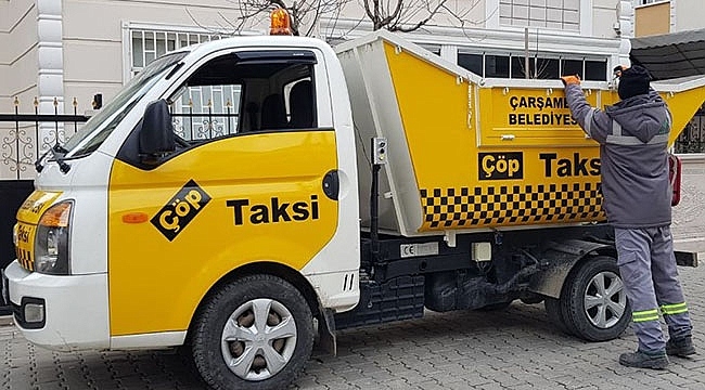 Çarşamba'da Çöp Taksi Uygulaması Başladı