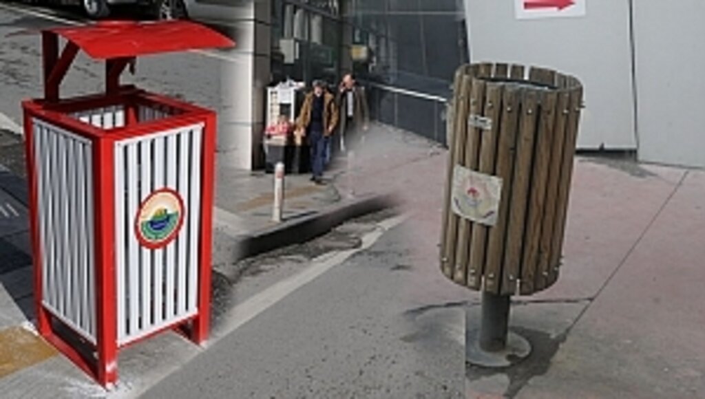Eskiyen Çöp Kutuları Yenileniyor!