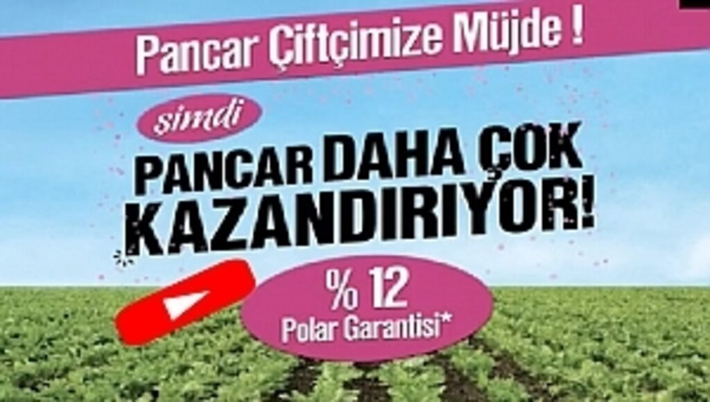 Pancar Çiftçisine Müjde!