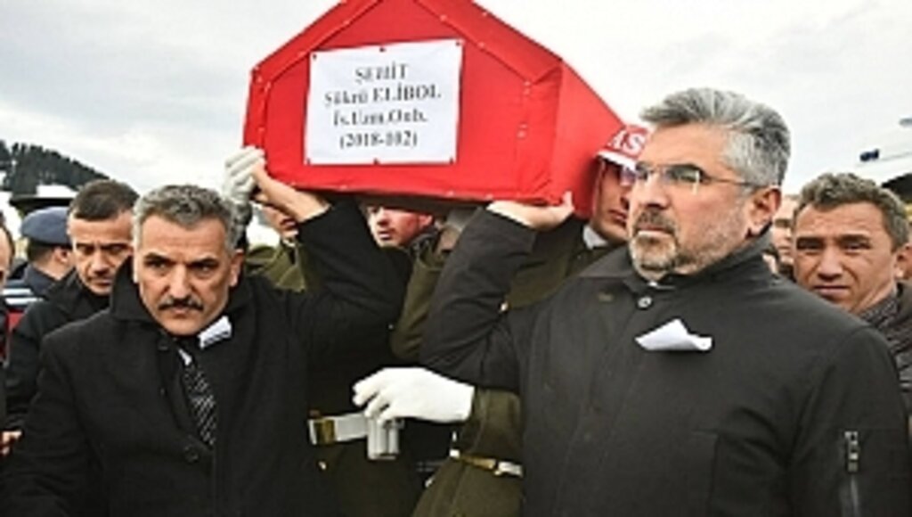 Şehidimiz Şükrü Elibol, Alaçam İlçesinde Son Yolculuğuna Uğurlandı