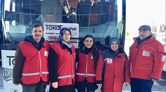 Türk Kızılay'ı Canik Şubesi Elazığ Yolunda