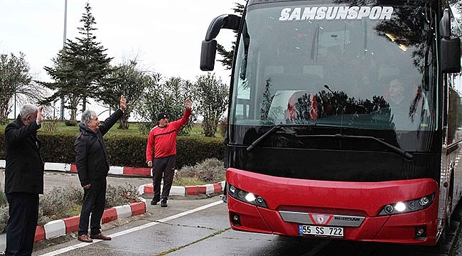 Yılport Samsunspor İstanbul'a Uçtu