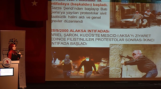 OMÜ'nün Filistinli Öğrencileri Bağımsızlık Mücadelelerini Anlattı