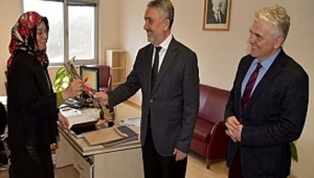 Rektör Bilgiç Çalışanların Kadınlar Gününü Kutladı