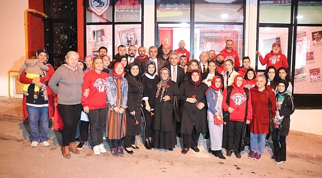 Samsunspor Kulübü Derneği ziyaretlerine devam ediyor