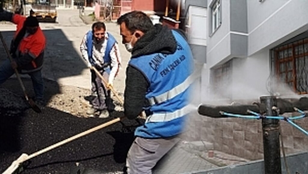 Canik Belediyesi Çalışmalarını Dört Koldan Sürdürüyor
