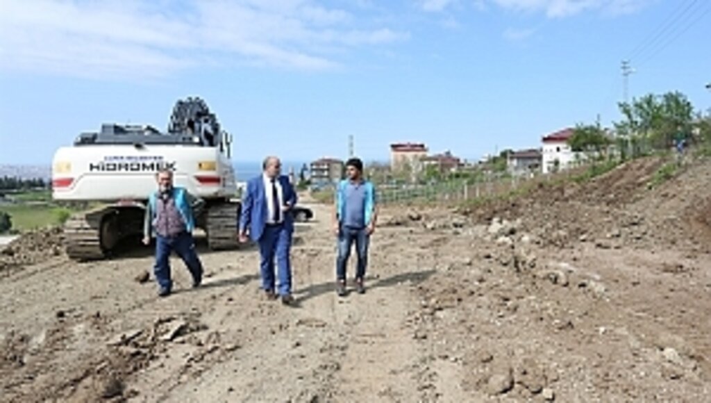 Başkan Sandıkçı çalışmaları yerinde inceledi