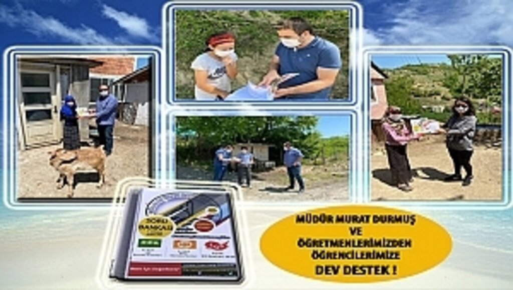 Müdür ve Öğretmenlerden Öğrencilerine Dev Destek!