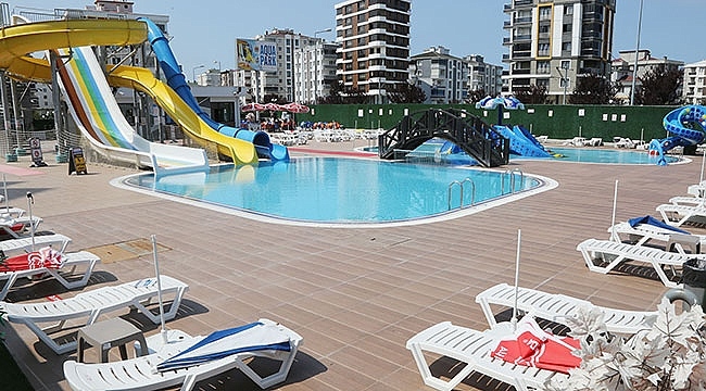 Atakum Çocuk Aqua Park Miniklere Kapılarını Açtı