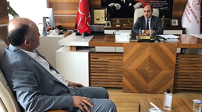 Erhan Usta'dan Samsun Sağlık İl Müdürü Oruç'a Ziyaret