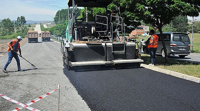 Polatlı Bulvarı'na 4 Bin Ton Asfalt Serildi