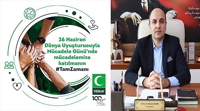 Samsun Yeşilay'dan Uyuşturucu İle Topyekûn Mücadele Çağrısı