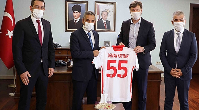 Yılport Samsunspor'dan Osman Kaymak'a Ziyaret