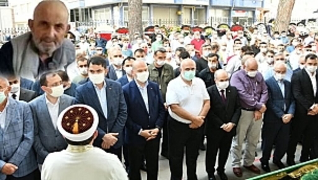 Bakan Soylu'nun Kayınpederi Metin Dinç Son Yolculuğuna Uğurladı