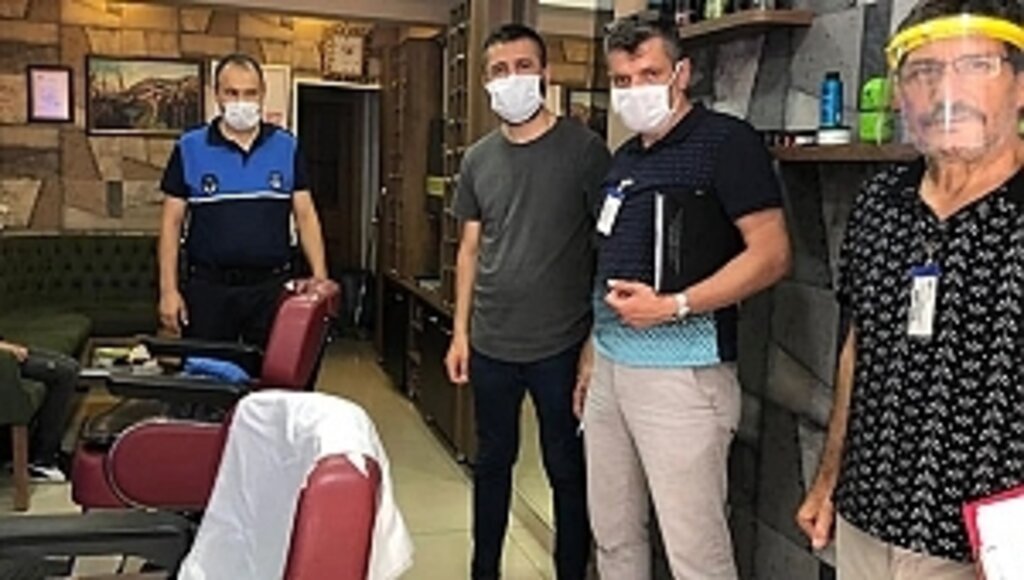 İlkadım'da Berber ve Güzellik Salonlarına Sıkı Denetim