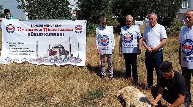 Memur Sen'den Ayasofya İçin Şükür Kurbanları!